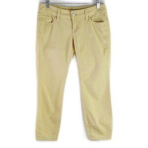 Ann Taylor - Modern Fit Yellow Denim Jeans - Size 0P